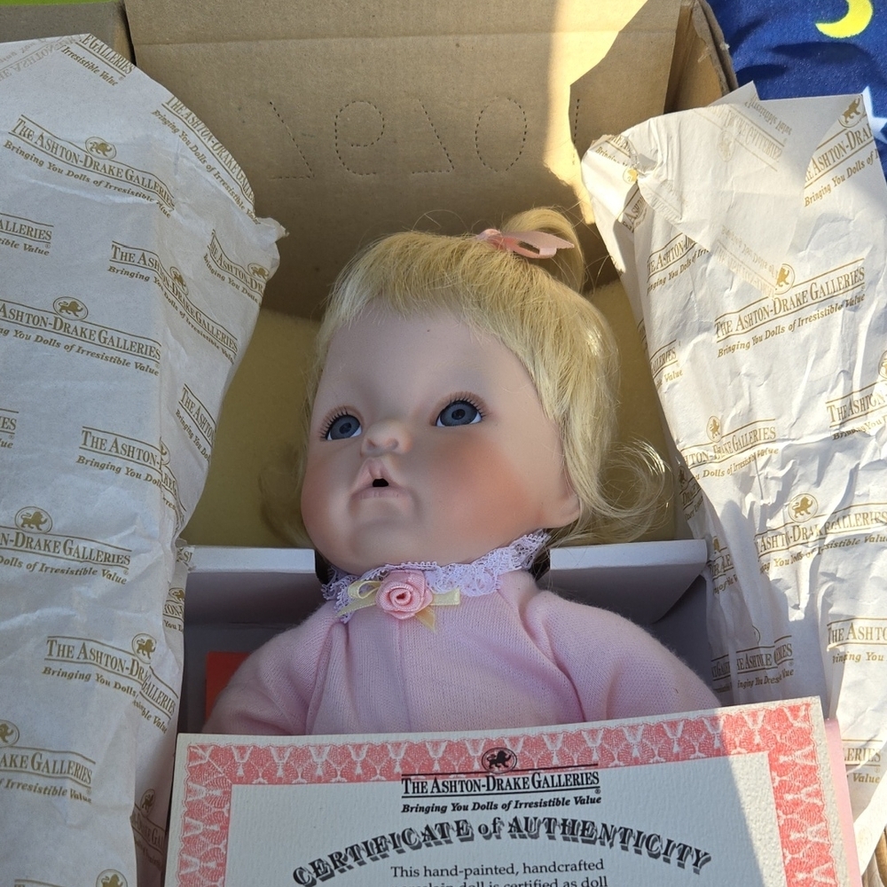 Blonde Baby Doll - Pink Outfit